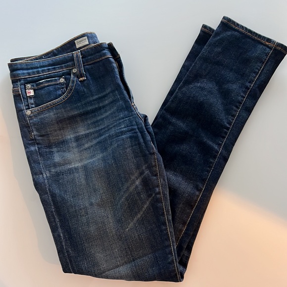 AG Super Skinny Dark Wash Legging Jeans - Picture 5 of 9